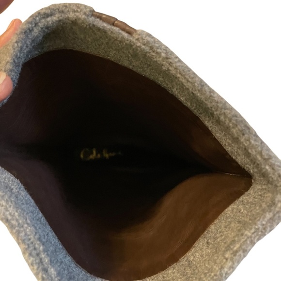 Cole Haan Kennedy Nike Air Leather Wool Mini Platform Knee-High - Picture 8 of 11